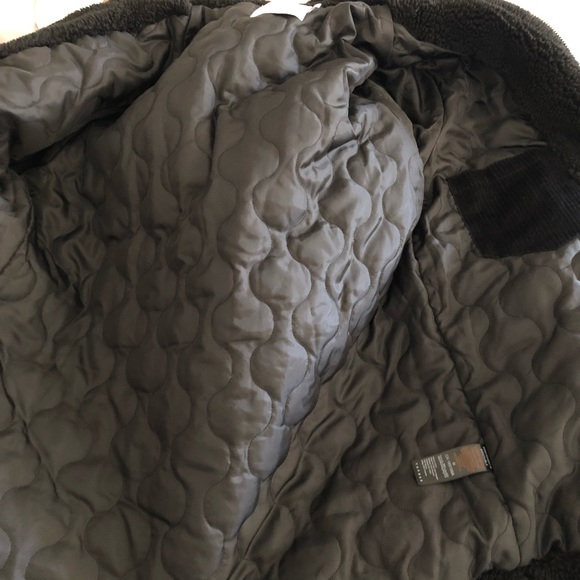 Top Man Black Teddy Fleece Jacket - Picture 11 of 14